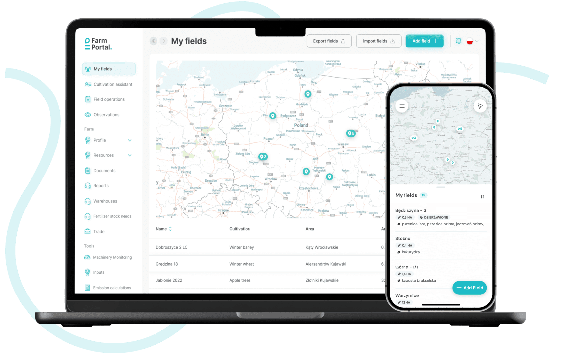 Aplikacja FarmPortal